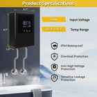 Goyappin Lf-002a Electric Tankless Heater 110v 5500w Under Sink With Remote