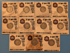 10 Cents Canada 1940 - 1951   Silver  800 - King George Vi  - 1  one  Coin