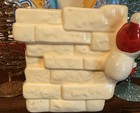Vintage Relpo Ceramic Christmas Chimney Pot Planter Santa Claus
