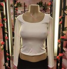 Basic Scoop Neck Long Sleeve Top