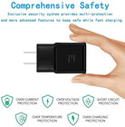 15w Adapter Fast Charger Type C With Phone Charging Cable For Samsung Galaxy Lot
