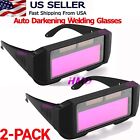 2 Pair Welding Glasses Auto Darkening Goggles Mask Safety Automatic Dimming Weld