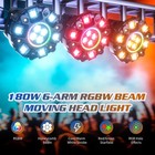 Party Laser Rgbw Led Moving Head Light Disco Stage Lighting Beam Dmx512 Party Dj