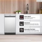 Sharp Sdw4523ms 18-inch Built-in Dishwasher  Stainless Steel  Steel