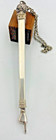 Vintage 925 Sterling Silver Judaica Filigree Hand Torah Pointer Yad With Chain