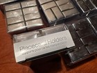 Set Of 4 Crate   Barrel 621-521 Silver chrome Dinner Placecard Place Card Holder