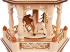 Brubaker Christmas Pyramid - 18 Inches - 3 Tier Carousel - Designed In Germany