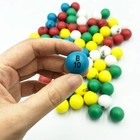 Yuanhe 7 8 Inch Bingo Balls For Jumbo Cages And Inches  Multicolor 