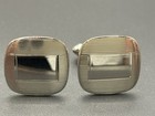 Euc Sterling Silver Cuff Links Engraveable 7 Grams Y5