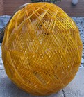 Vintage Mcm Orange Swag Spun Acrylic Swag Mid Century Modern Lamp Lighting 1960s