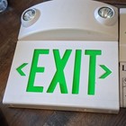 Dual Lite Lt Series Tandem Led Plastic Exit Retail For Over  500 Sign