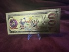 Looney Tunes 100 Gold Foil Banknote Tasmanian Devil Collectible Novelty Currency