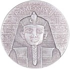 2017 Chad Egyptian Relic Series Ramesses Ii 2 Oz  999 Fine Silver Coin