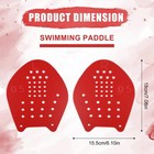 Nqeuepn Swimming Paddle Hands Swimming Paddles Equipment Lightweight Swim Tra   