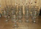 Set Of 16 Arby   s Vintage 1987 Christmas Holly Berry Glasses Collectible Holiday