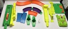 Vintage Mattel Hot Wheels Track Lot   1985   Various Pieces   W Clamp   See Pic