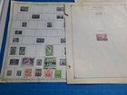 Collection Of Early Philippines Stamps On Pages