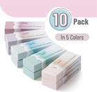 - Erasers  10 Pack  Wavy Sleeve Pencil Eraser  Morandi Colors   Erasers