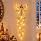 Angel Blessing Wall Light starglow Cascading Christmas Angel With Glowing