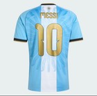 2026 Argentina Messi Away Fan Version Soccer Jersey Quick Dry Short Sleeve