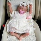 Reborn Dolls Vinyl Silicone 16in Realistic Newborn Baby Girl Handmade Xmas Gift