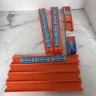 Hot Wheels Orange Straight Track 12    Set Of 16 With 15 Locking Connectors
