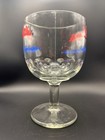 Vintage Hamm s Beer Stemmed Goblet Glass Land Of Sky Blue Waters Chalice