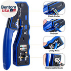 Rj45 Crimp Tool Kit  Ethernet Crimping Tool Kit For Pass Through Rj45 Connectors