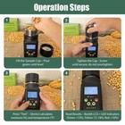 Grain Moisture Tester For 25 Crops  Portable Cup-type Corn Moisture Meter