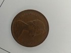 Rare 1867-1967 Canadian Memorial One Cent Piece  queen Elizabeth Ii   Rock Dove 