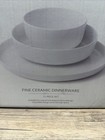 Sur La Table Kitchen Essentials Fine Ceramic Dinnerware Set 12 Pieces White New