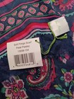 Vera Bradley Petal Paisley Soft Fringe Rayon Large Retired Scarf 67    26-1 2 