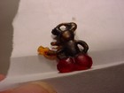 Vintage Tiny Cracker Jack Celluloid Charm Mickey Mouse Playing A Guitar