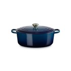 Le Creuset  33 8qt Eci Oval Dutch Oven    agave    nib  Discontinued 8qt   Free Lc    