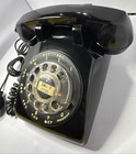 Vintage Western Electric Bell System 500 Black Rotary Desk Phone 1960   s Usa