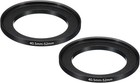 40 5mm-52mm Metal Step Up Ring  2 Pack Camera Lens Filter Adapter Ring Alumin   