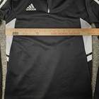 Adidas Athletic Jacket Women   s S Black 1 4 Zip Mock Neck Pullover Excellent