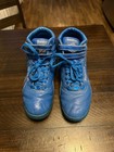 Vtg Reebok Women   s Hi Top Freestyle Sneakers Blue Sz 9 5 Retro Shoes W  Stones