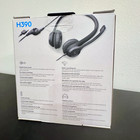Logitech H390 Wired Headset W  Mic  Sealed New In Box  black  981-000014 