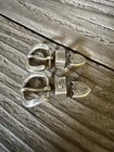 Vogt Sterling Headstall Buckles Keepers And Tips  Lot Of 2