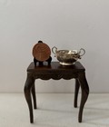 Dollhouse Miniature Sterling Silver Replica Of Antique Bowl  Mma