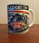 Stp Racing Motor Oil Ceramic Coffee Mug 11oz Vintage Garage Mechanic Gift Cup