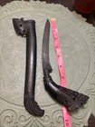 Antique Sewar Siwah Indonesian Sumatra No Knife Dagger Sword Buffalo Handle Euc