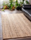Rug Runner 100  Natural Jute Braided Style Carpet Rustic Look Living Area Rug