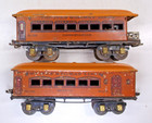  2  O Gauge Ives Passenger Cars  lot 8618 