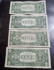 Series 1957 Us 1  Dollar Bill Silver Certificate Blue Seal Lot Of 4 Choice Vf ef