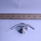 Aleasha Knob-hook Double Robe towel Hook In Brushed Nickel