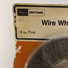  2  Sears Craftsman Usa 6    Wire Wheel Brush 64812 64824 Fine   Coarse Nos