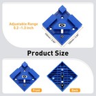 90 Degree Quick Corner Clamp Set 1 Inch Adjustable Spring Clamp  Blue