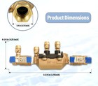 34-350 3 4  Double Check Backflow Preventer Double Check Valve Assembly